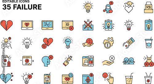 set of medical icons, vectors set 
