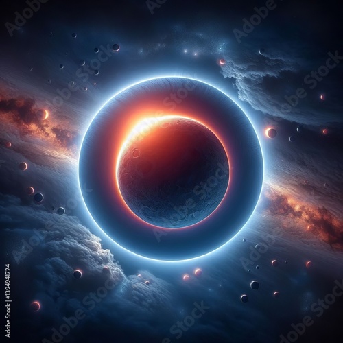 Hybrid Solar Eclipse Annular Total An eclipse that appears annul