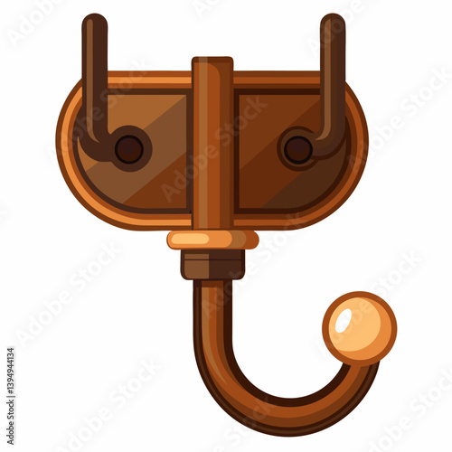 wooden door handle