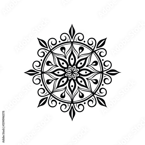 Mandala ornament vector