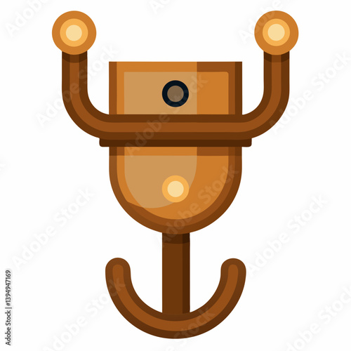 wooden door handle