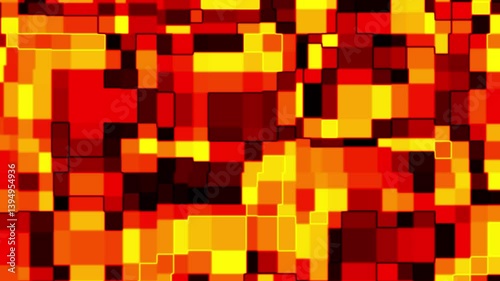 warm color weaving mosaic pattern background