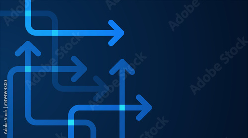 Abstract arrow direction. Technology background. High speed. Hi-tech