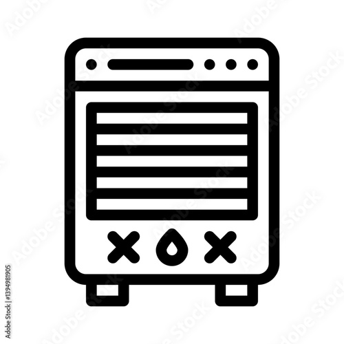 dehumidifier line icon