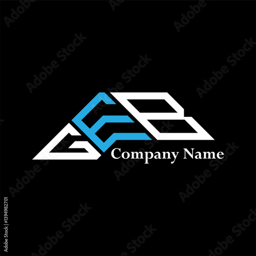 GEB logo design, GEB simple and modern logo. GEB luxurious alphabet design