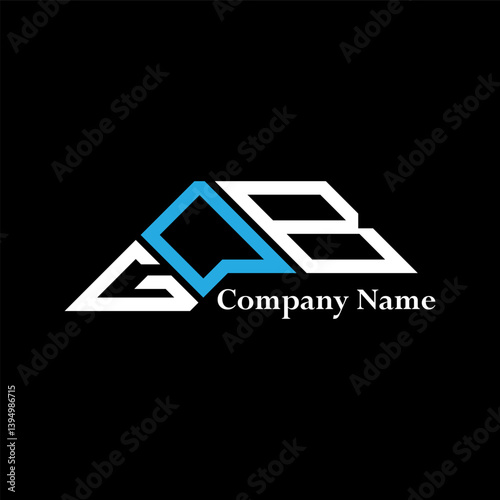 GOB logo design, GOB simple and modern logo. GOB luxurious alphabet design