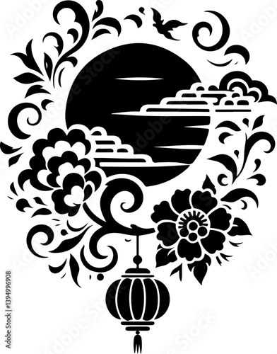 sketch vector illustration design image icon logo symbol abstract accessories decoration ethnic classic vintage traditional chinese  