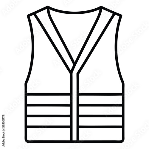 Obraz na płótnie safety vest on white background w salonie