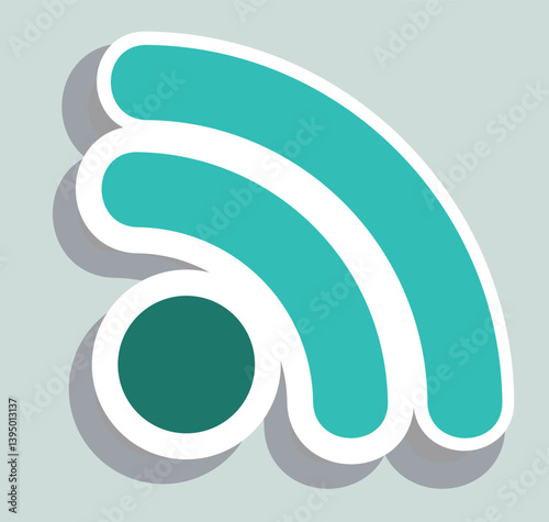 WiFi signal icon vector sign and symbol isolated on white background, WiFi signal logo concept 