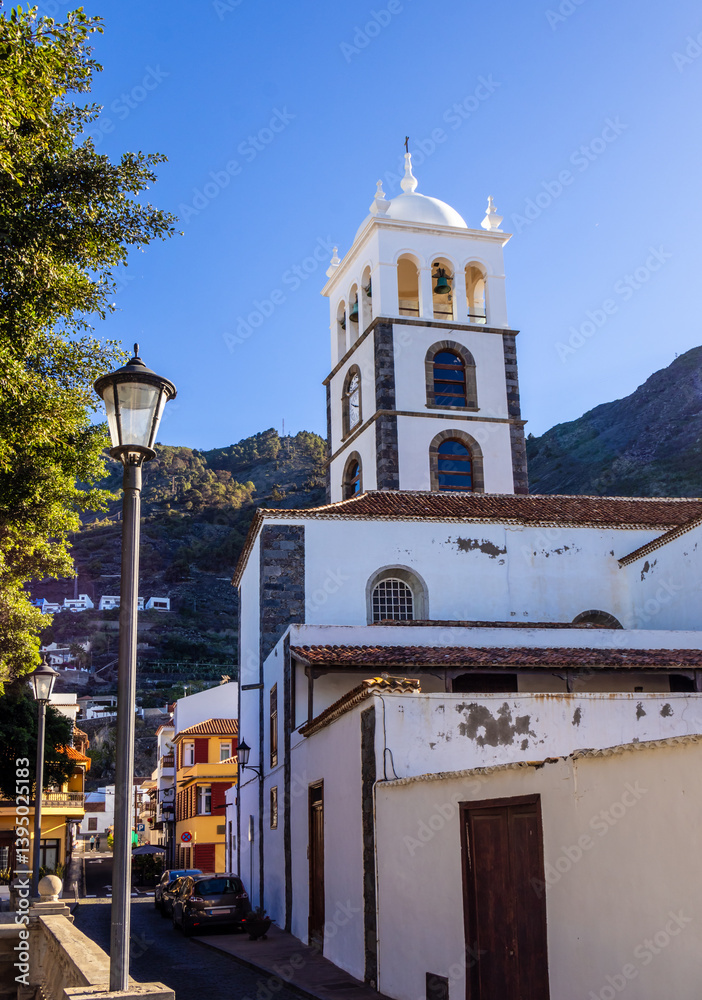 Belfry of Church of St. Anne in Garachico, Santa Cruz de Tenerife, Spain