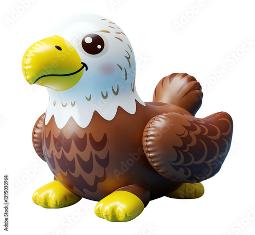 Inflatable Eagle Toy, Isolated PNG