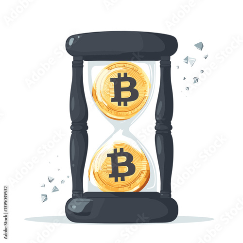 Bitcoin Hourglass: Cryptocurrency Time and Value