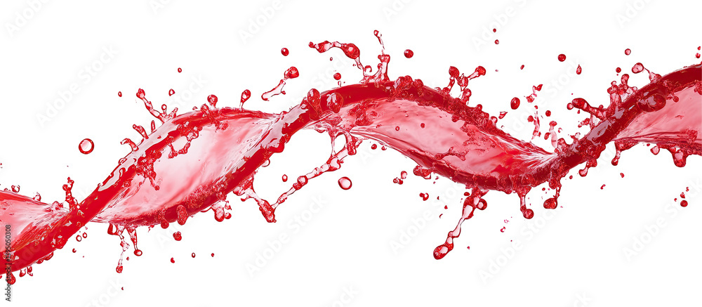 Vibrant Red Liquid Splash Vibrant Red Liquid Splash