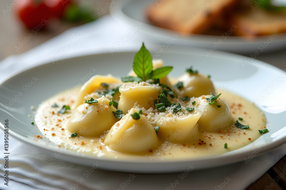 Exquisite Cheese Ravioli with Butter Sauce and Fresh Basil, A Delicious Gourmet Pasta Dish Ready to Delight the Senses, Perfect for Food Lovers and Culinary Enthusiasts Exquisite Cheese Ravioli with Butter Sauce and Fresh Basil, A Delicious Gourmet Pasta Dish Ready to Delight the Senses, Perfect for Food Lovers and Culinary Enthusiasts