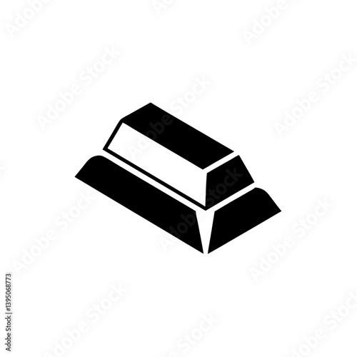 Iconic Gold Bar Symbol Representing Wealth and Investment