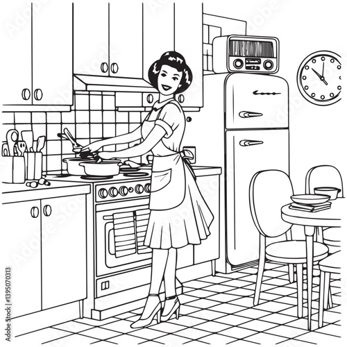 woman in kitchen