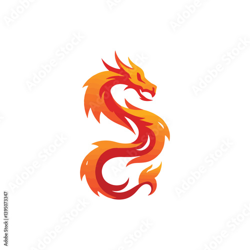 dragon fire esports logo for gamer