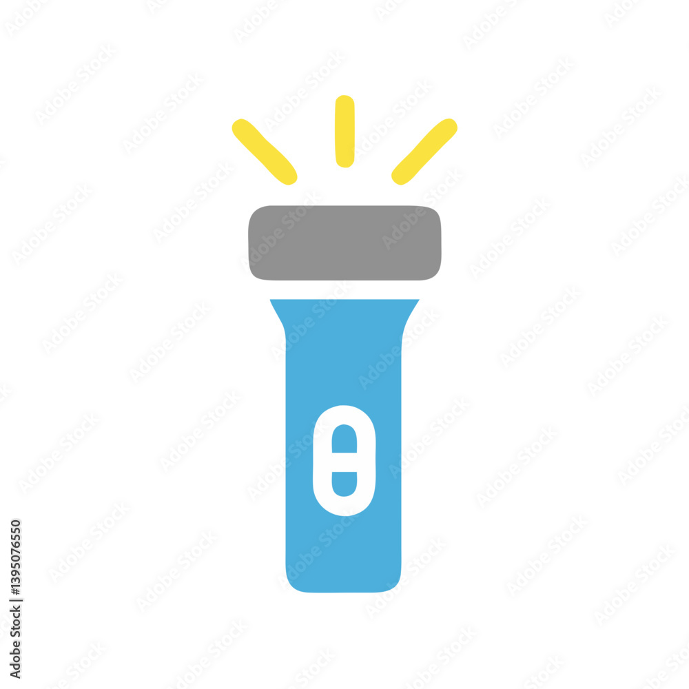 Flashlight Icon Vector – Portable Light and Emergency Tool Symbol Flashlight Icon Vector – Portable Light and Emergency Tool Symbol