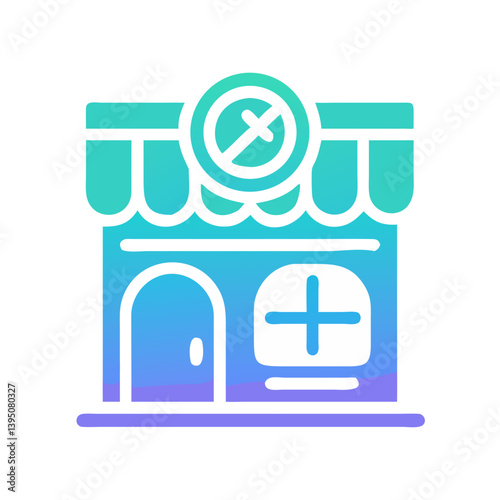 Vector Pharmacy Icon for Healthcare Design
