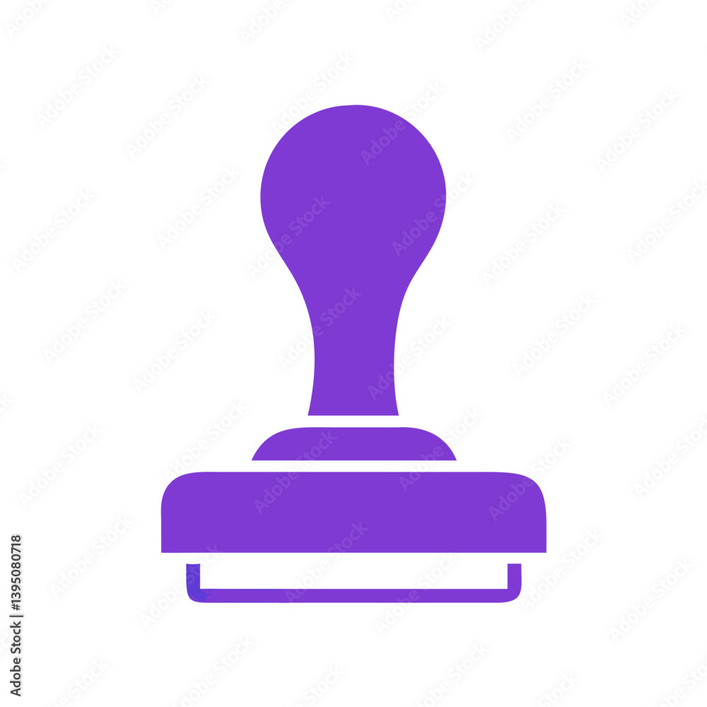 Rubber Stamp Icon Vector – Custom Approval and Seal Symbol Design Rubber Stamp Icon Vector – Custom Approval and Seal Symbol Design