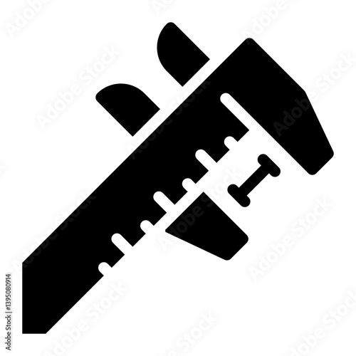 caliper glyph icon