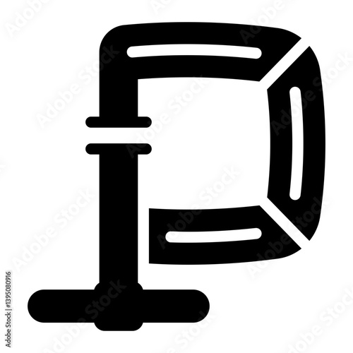 clamp glyph icon
