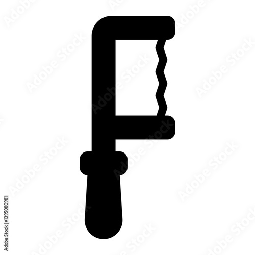 fretsaw glyph icon