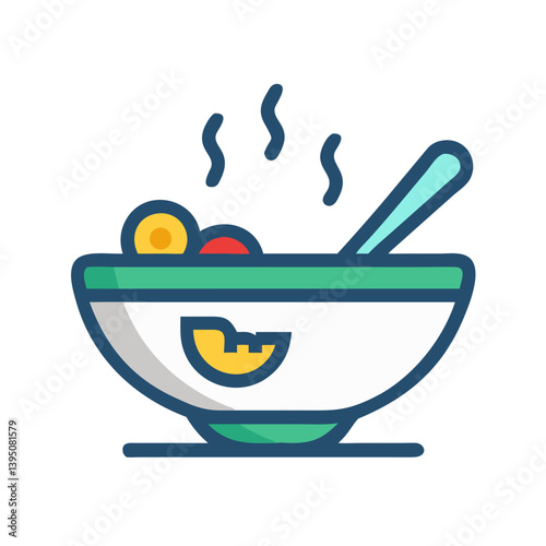 Soup Icon Vector Design