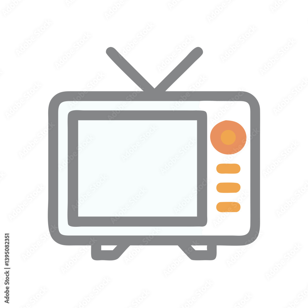 Television Icon Vector Design Television Icon Vector Design