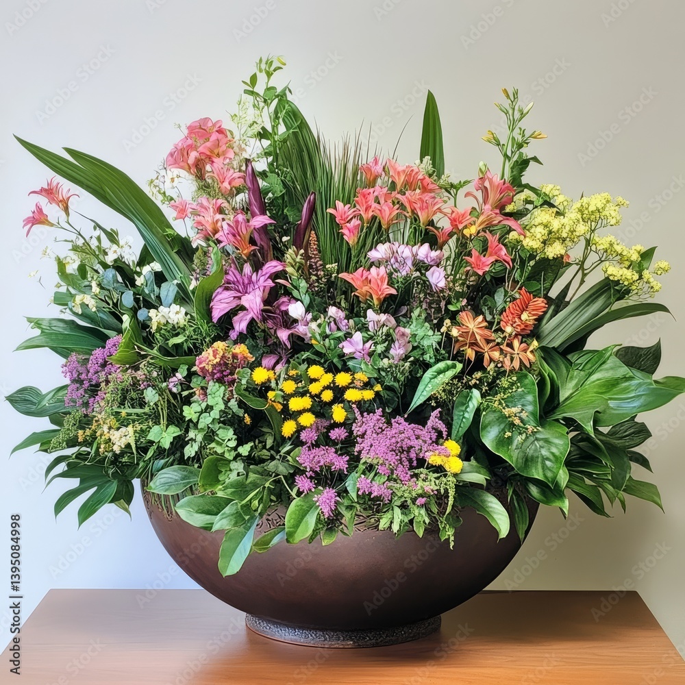 Perennial bloom bouquet.