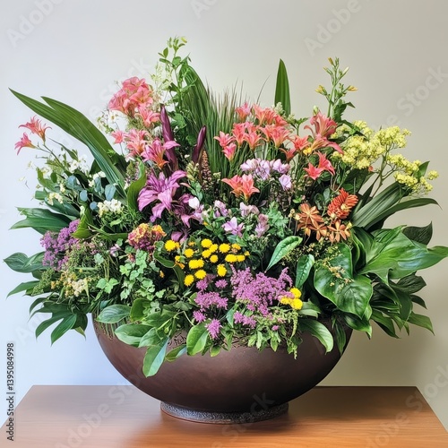 Obraz na płótnie Perennial bloom bouquet. w salonie