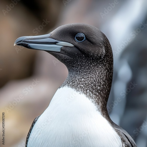 Obraz na płótnie Heligoland's common guillemot. w salonie