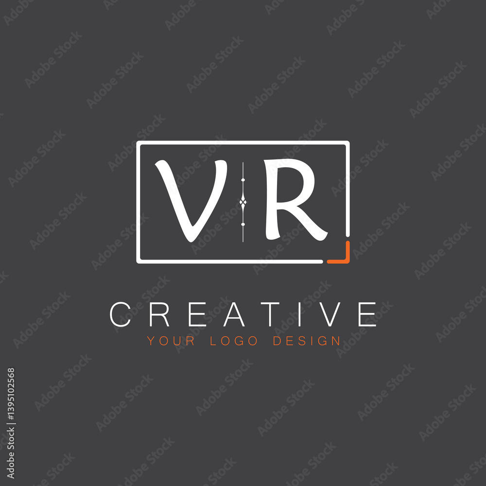 initial monogram logo for Creative with square style design. initial monogram logo for Creative with square style design.