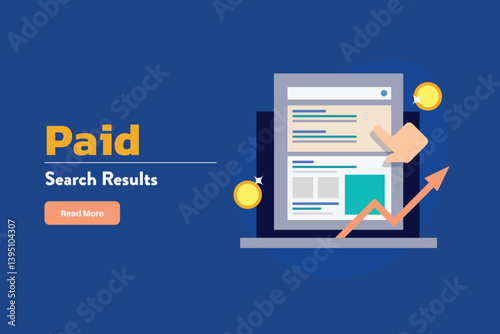 Paid Search Results, Pay per click, PPC advertising, Paid marketing strategy, Advertising on search engine.