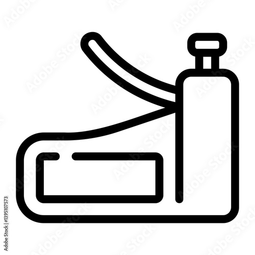 stapler line icon