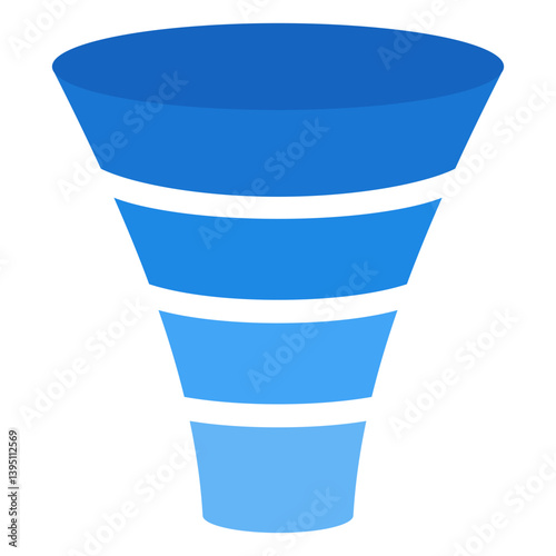 Funnel Diagram Infographic