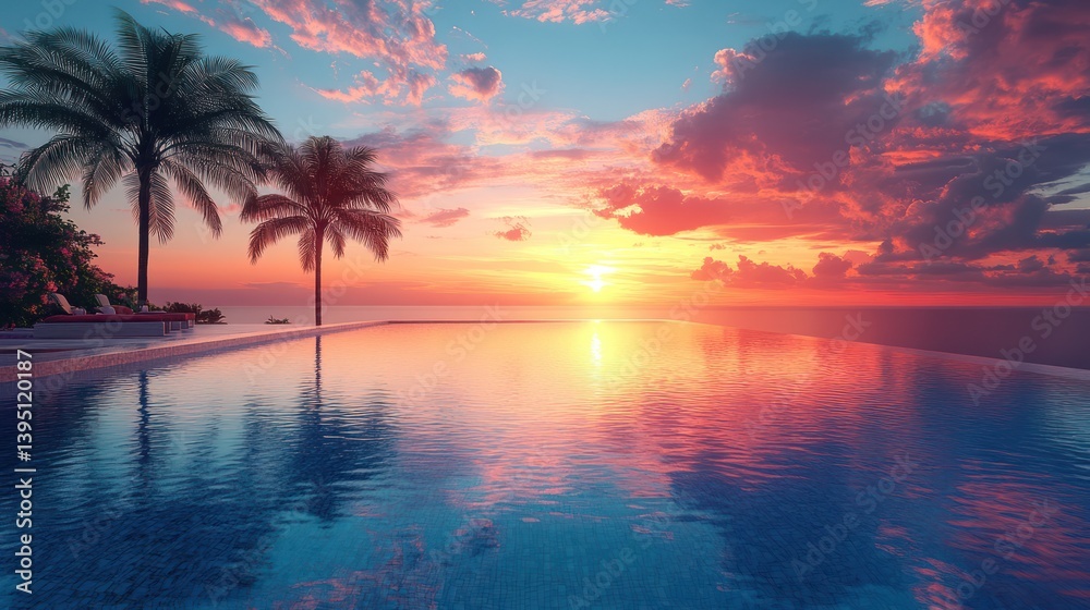 Sunset beach palm trees Sunset beach palm trees