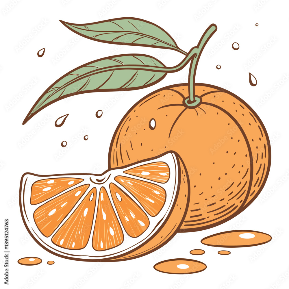 Tangerina fresca, suculento. Fundo branco com gotas de água, splash. Comidas, frutas maduras e frescas. 