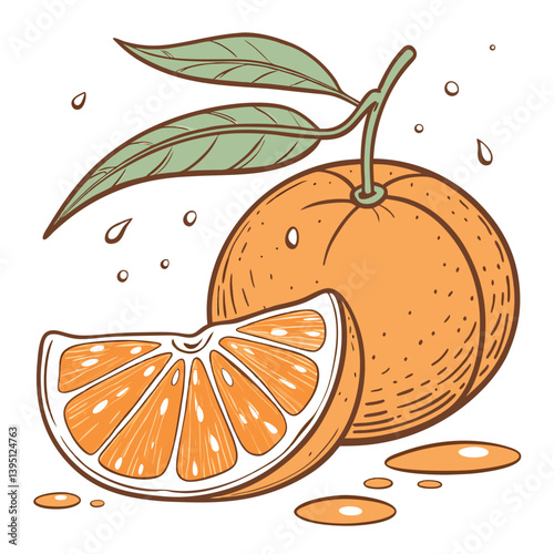 Tangerina fresca, suculento. Fundo branco com gotas de água, splash. Comidas, frutas maduras e frescas. 