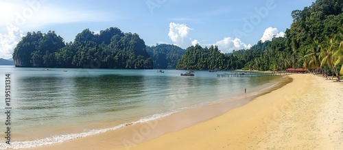 Tropical Paradise Beach Scenery