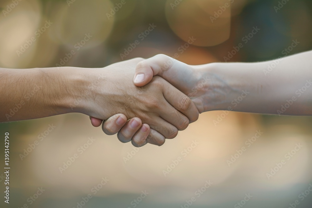 Professional Handshake Close-Up Professional Handshake Close-Up
