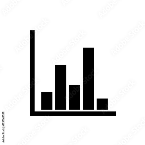 chart bar graph icon
