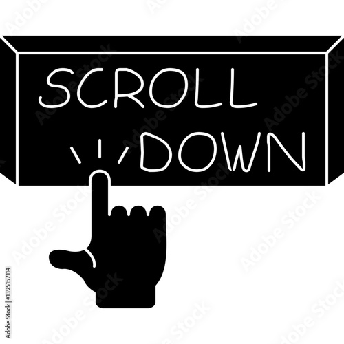 Scroll Down Icon
