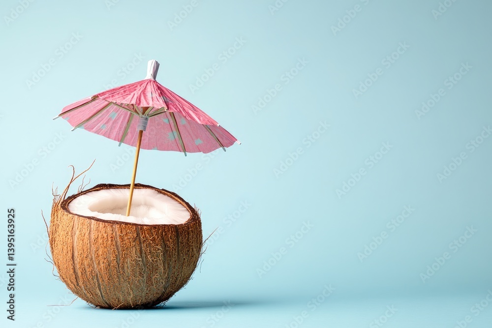 custom made wallpaper toronto digitalCoconut drink, stylishly presented