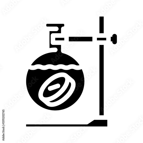 pharmacology pharmacist glyph icon vector illustration