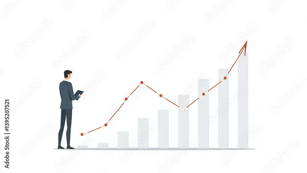 Unlock Business Growth: Sophisticated Customer Preference Analytics & Trend Analysis with Detailed Data Visualization in a Cute Flat Vector Style Unlock Business Growth: Sophisticated Customer Preference Analytics & Trend Analysis with Detailed Data Visualization in a Cute Flat Vector Style