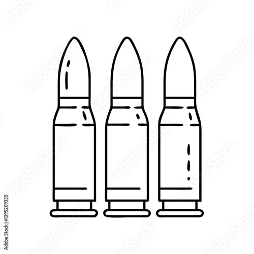 ammunition icon icon, ammunition icon vector illustration-simple illustration of ammunition icon, perfect for ammunition icon logos and icons