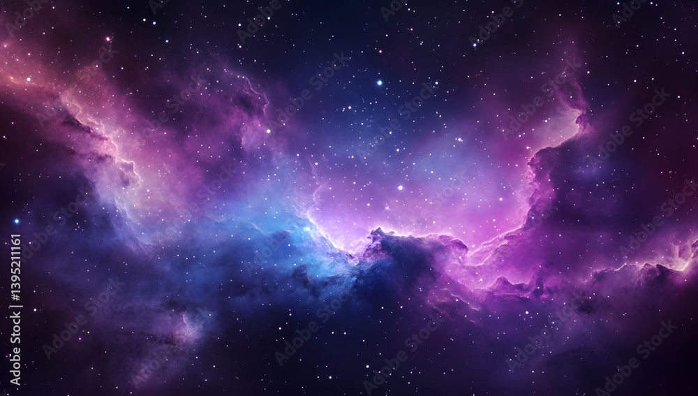 Colorful nebula with stars in space cosmic background. Colorful nebula with stars in space cosmic background.