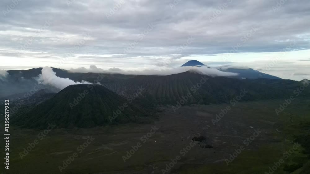 Aerial view of Mount Bromo Tengger Semeru, East Java, Indonesia Aerial view of Mount Bromo Tengger Semeru, East Java, Indonesia