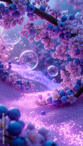 abstract background with bubbles